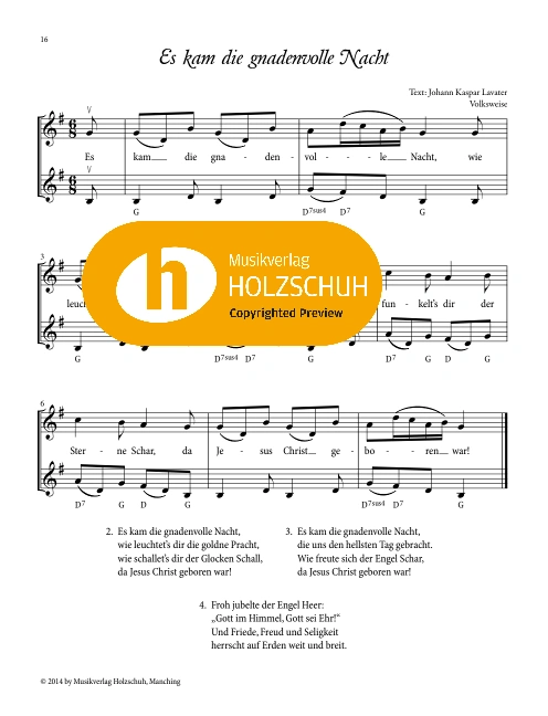 Es kam die gnadenvolle Nacht